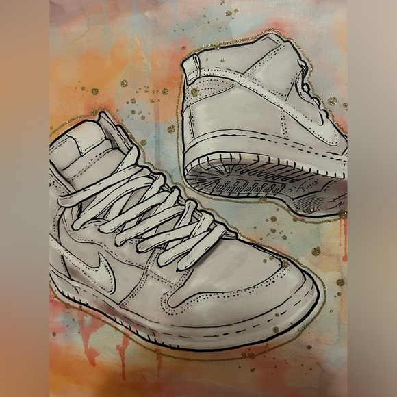 Tie-dye Nike wall picture! - Picture 4 of 5